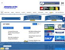 Tablet Screenshot of infomarine.net